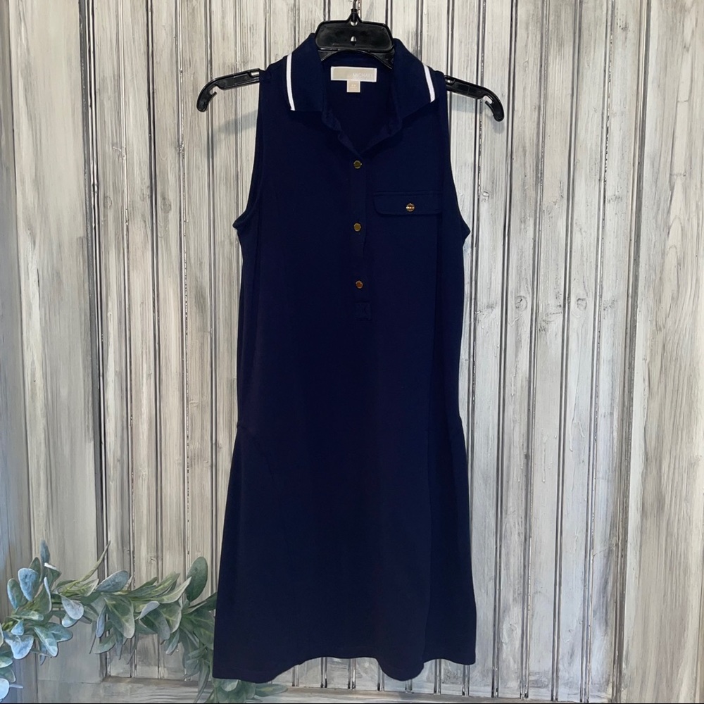 Michael Kors Navy Polo Dress